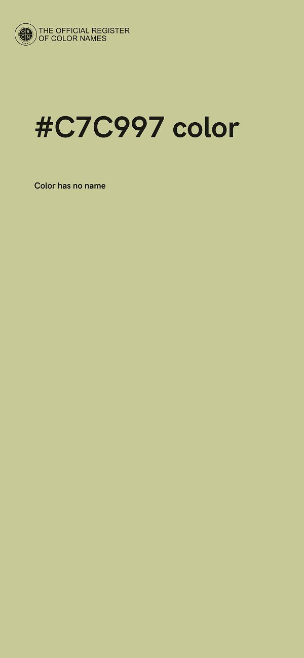 #C7C997 color image