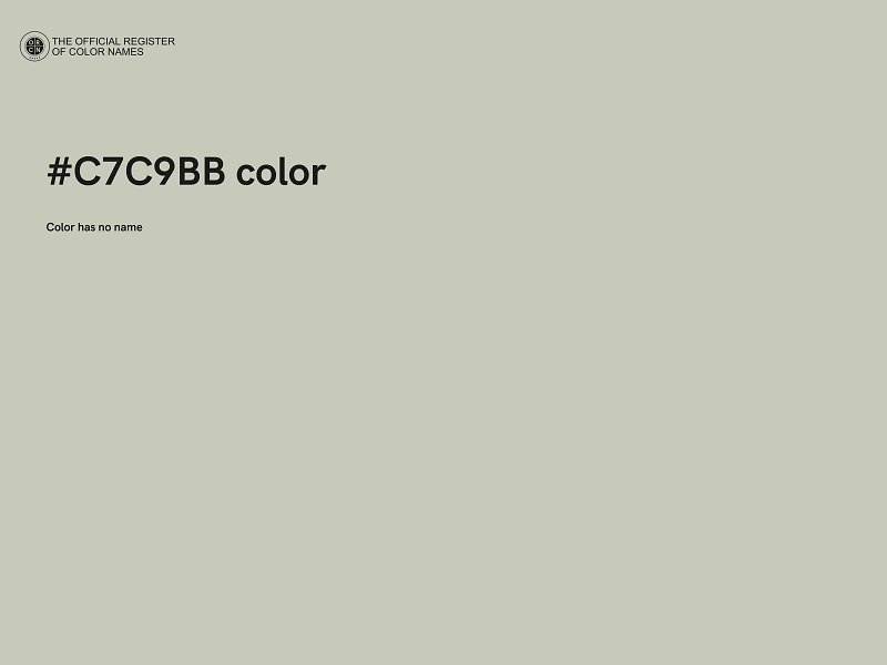 #C7C9BB color image