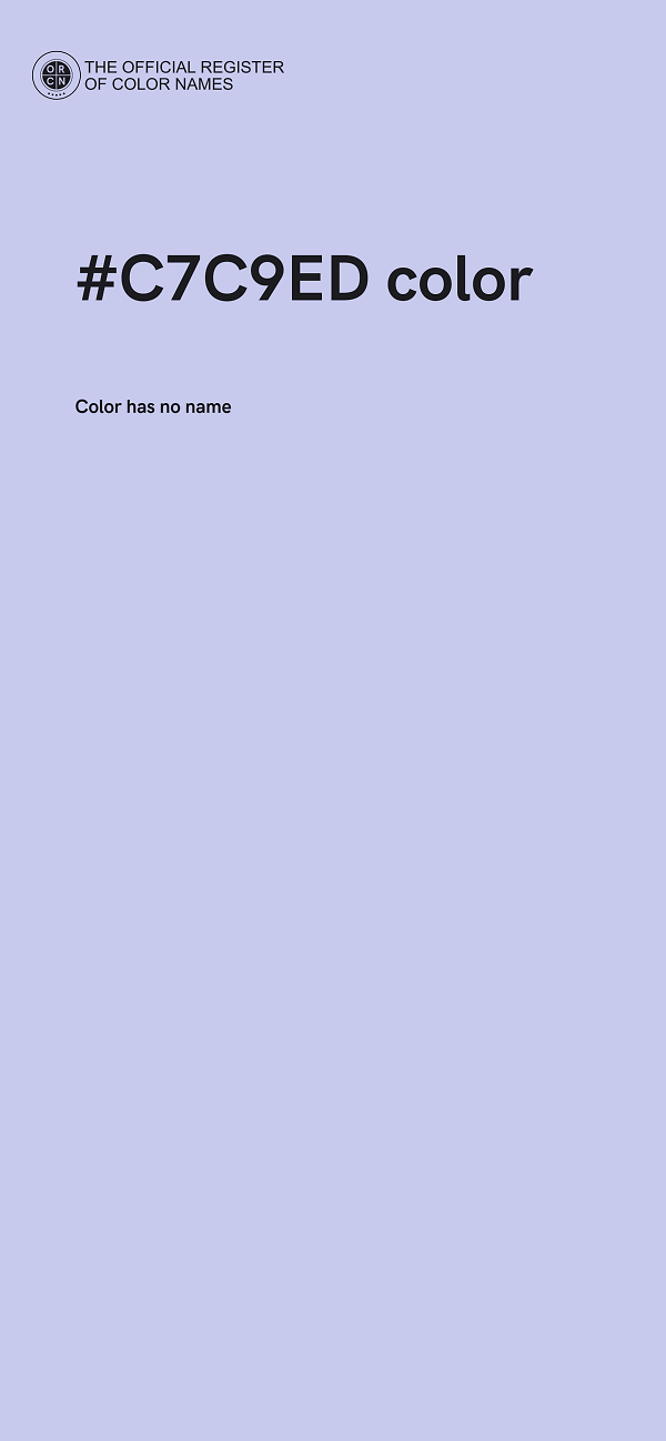 #C7C9ED color image