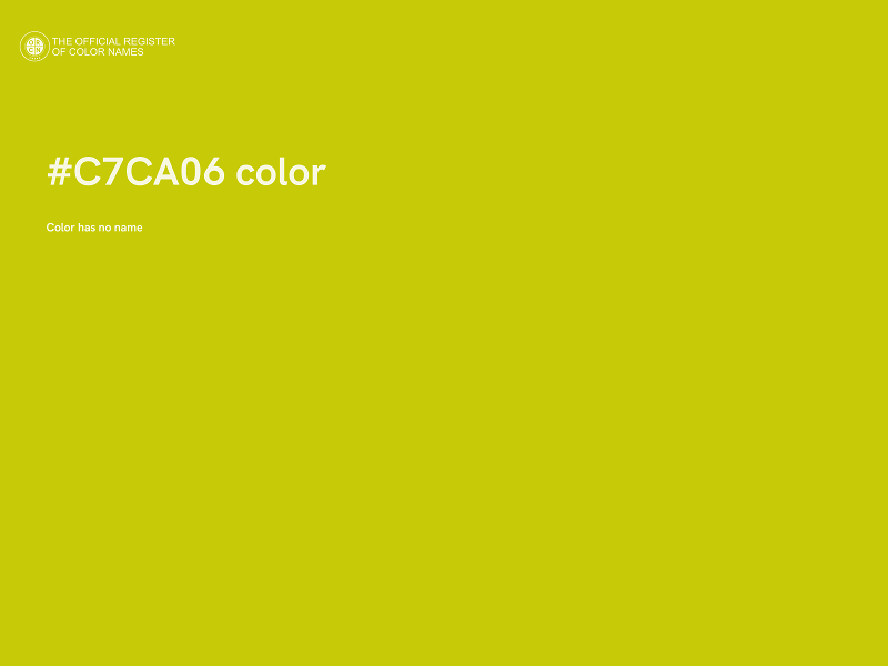 #C7CA06 color image