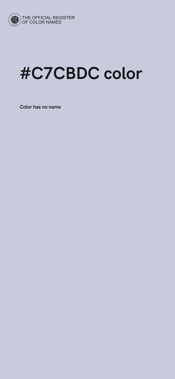 #C7CBDC color image