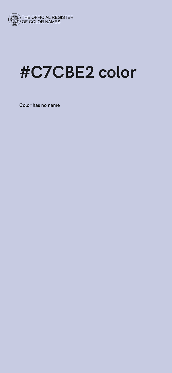 #C7CBE2 color image