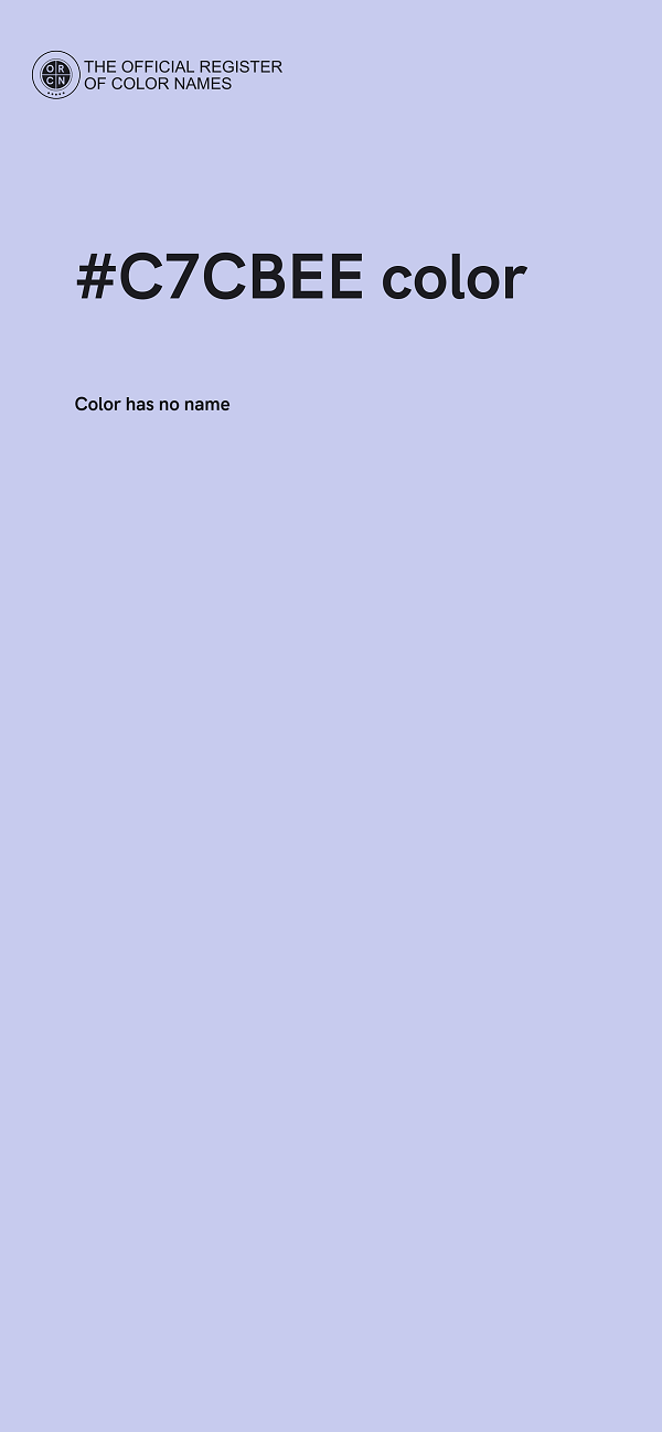 #C7CBEE color image