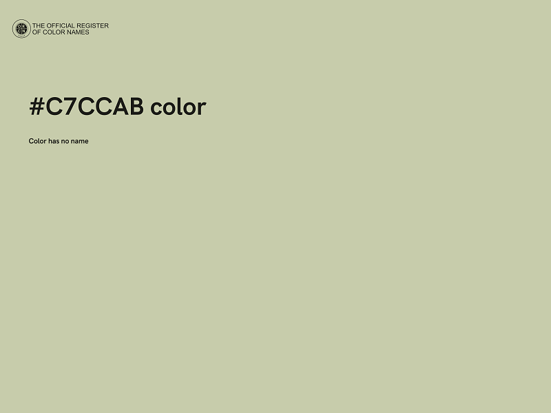 #C7CCAB color image