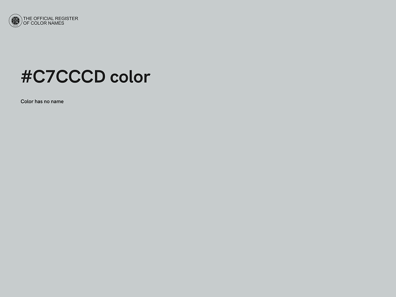 #C7CCCD color image