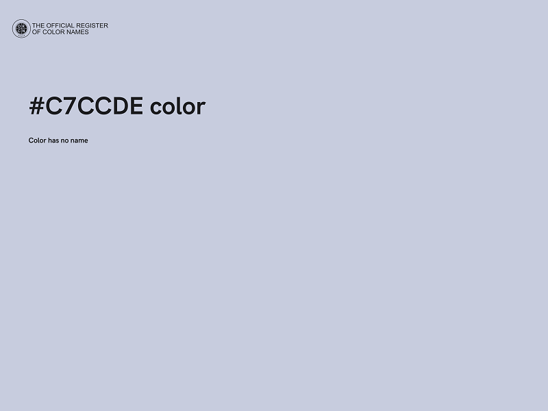 #C7CCDE color image