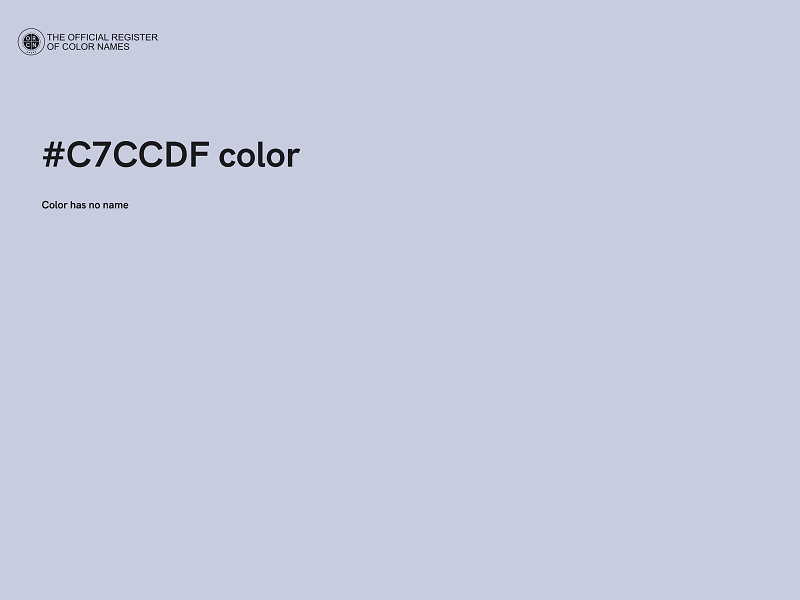 #C7CCDF color image