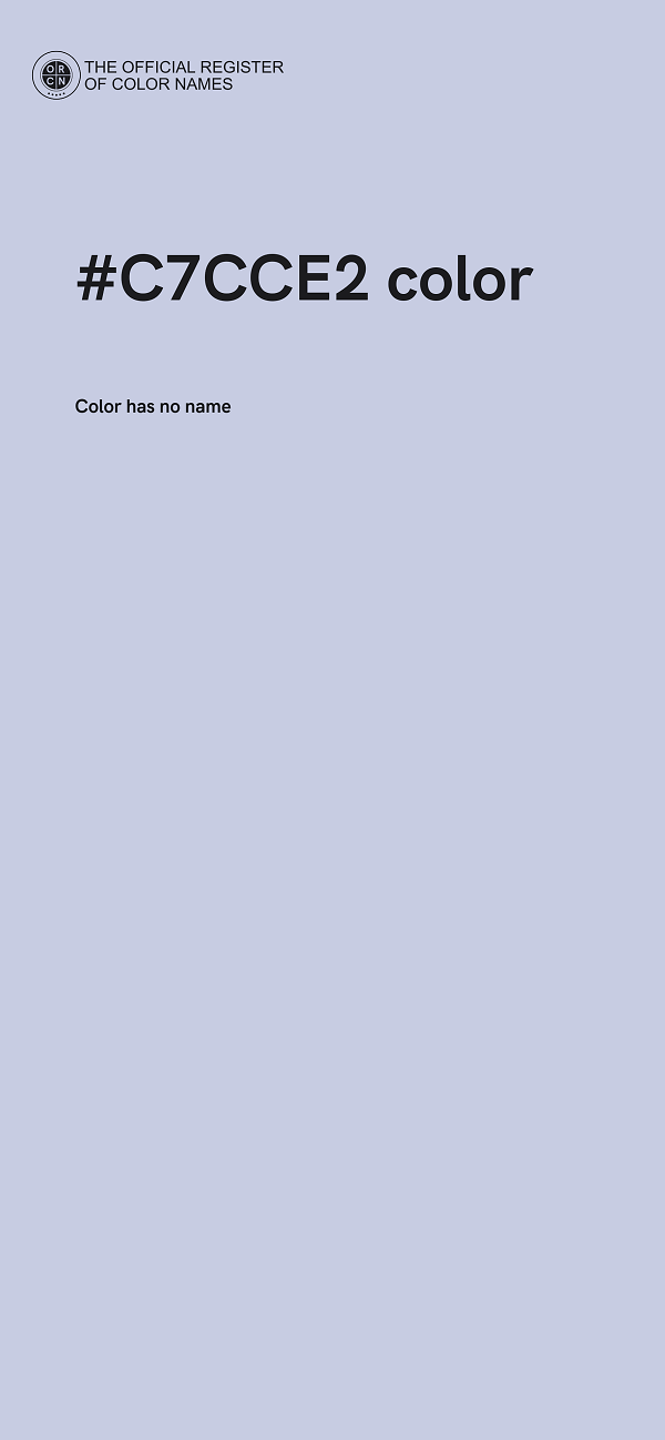 #C7CCE2 color image
