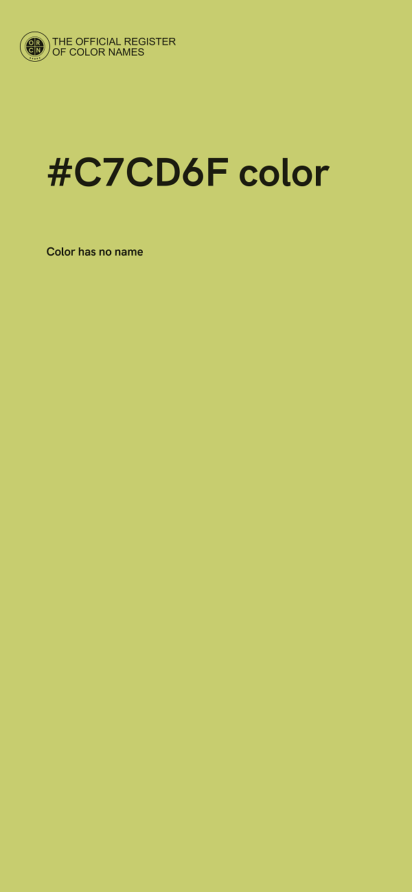 #C7CD6F color image