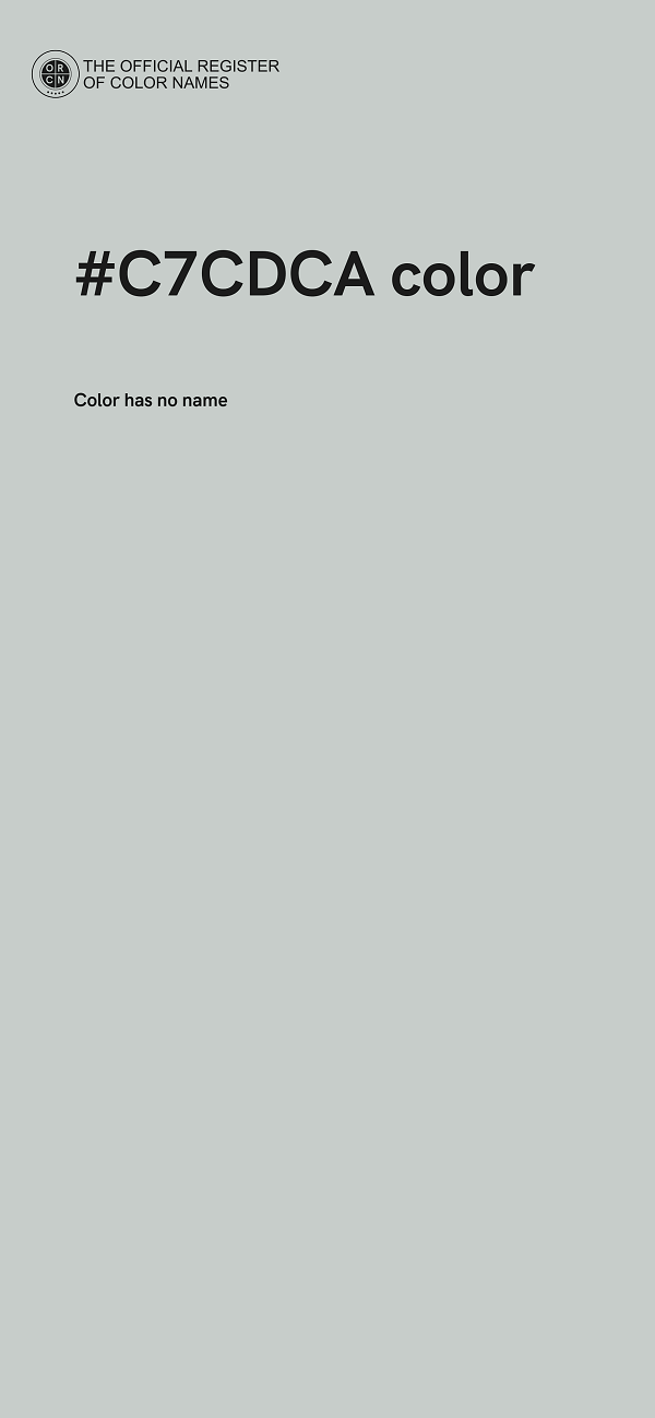#C7CDCA color image