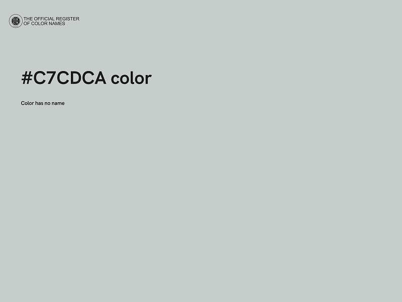 #C7CDCA color image