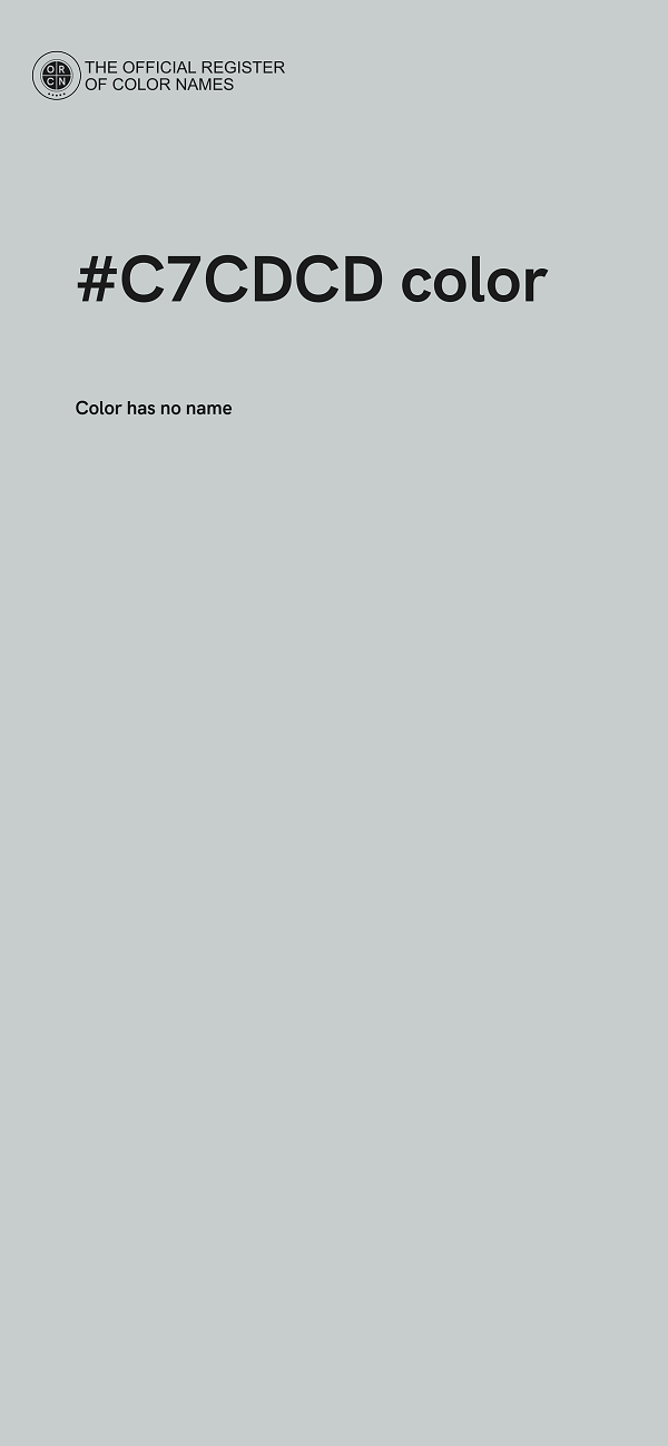 #C7CDCD color image