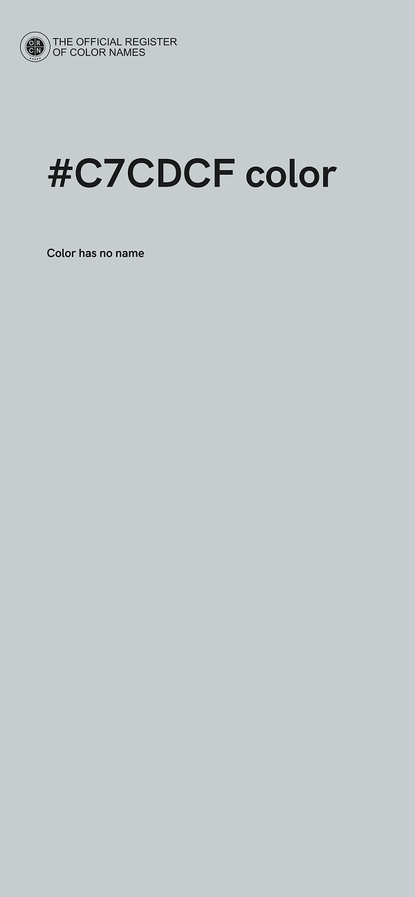 #C7CDCF color image