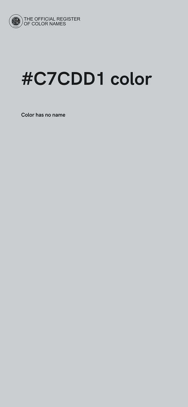 #C7CDD1 color image