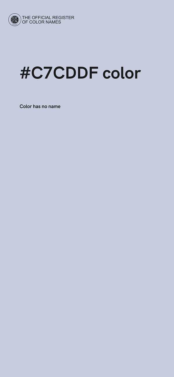 #C7CDDF color image