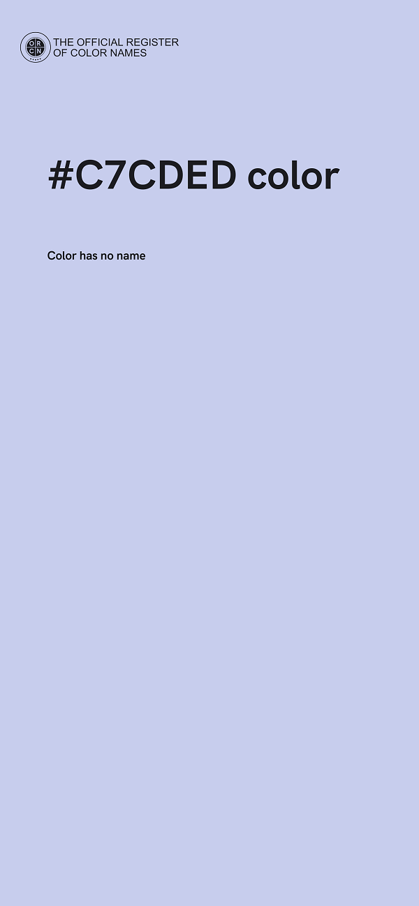 #C7CDED color image