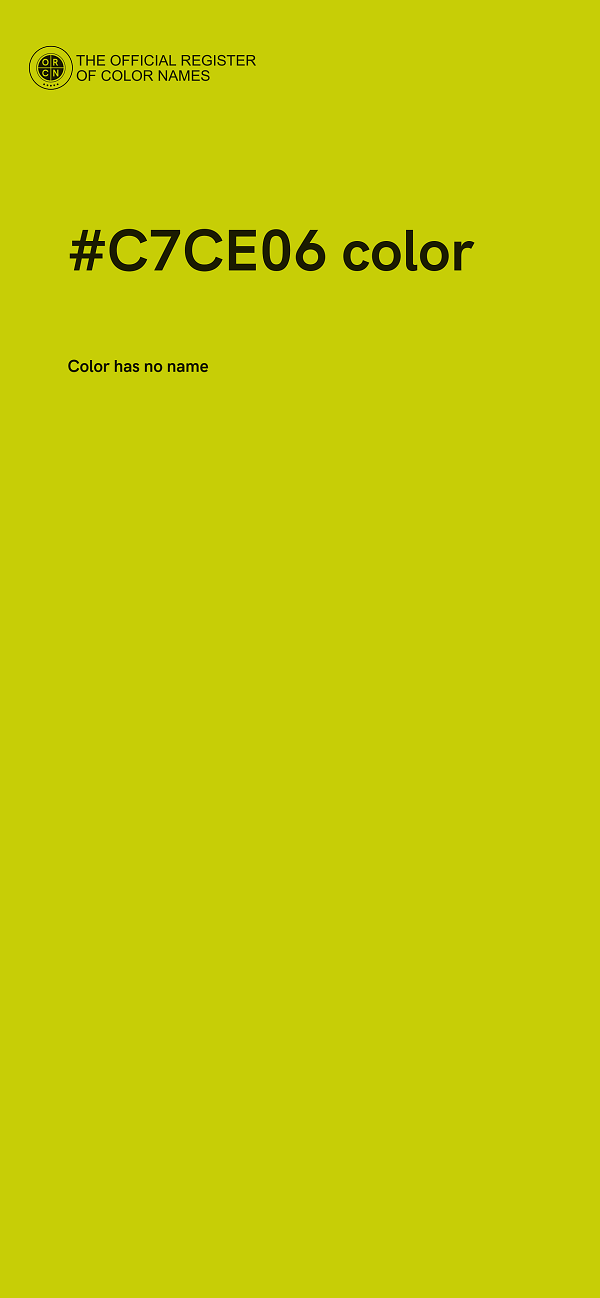 #C7CE06 color image