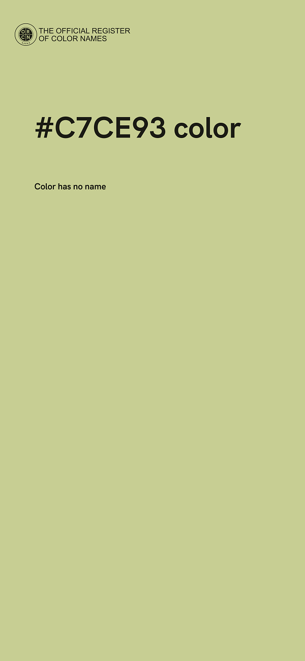 #C7CE93 color image