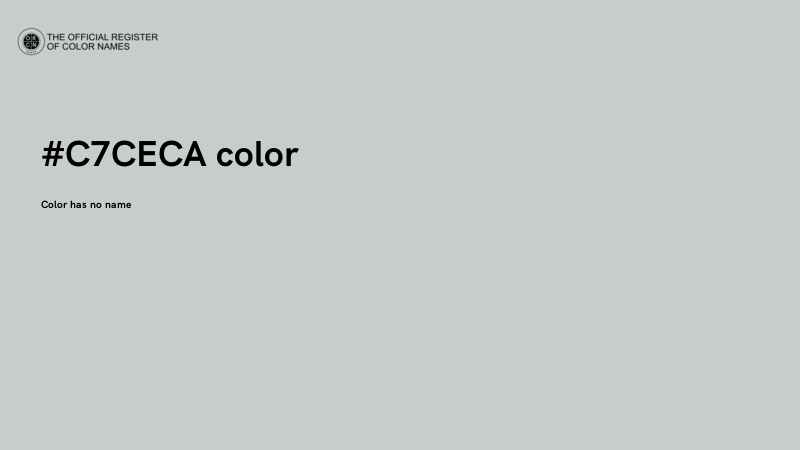 #C7CECA color image