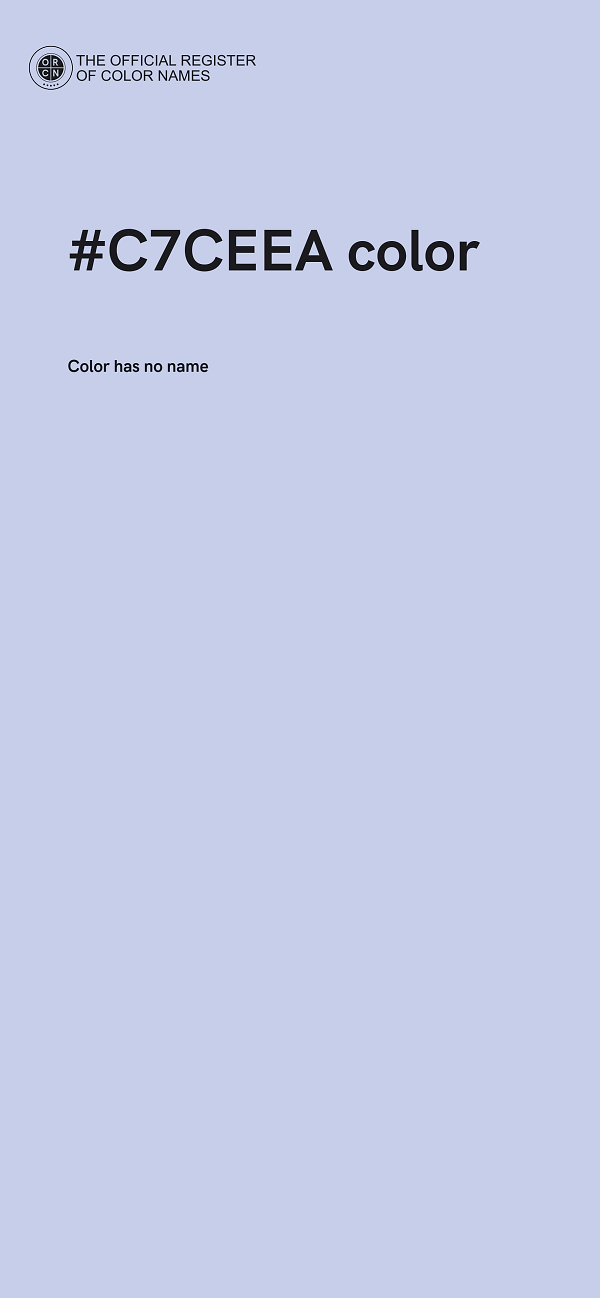 #C7CEEA color image