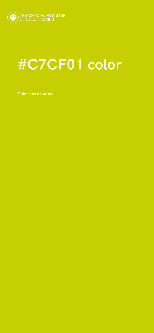 #C7CF01 color image