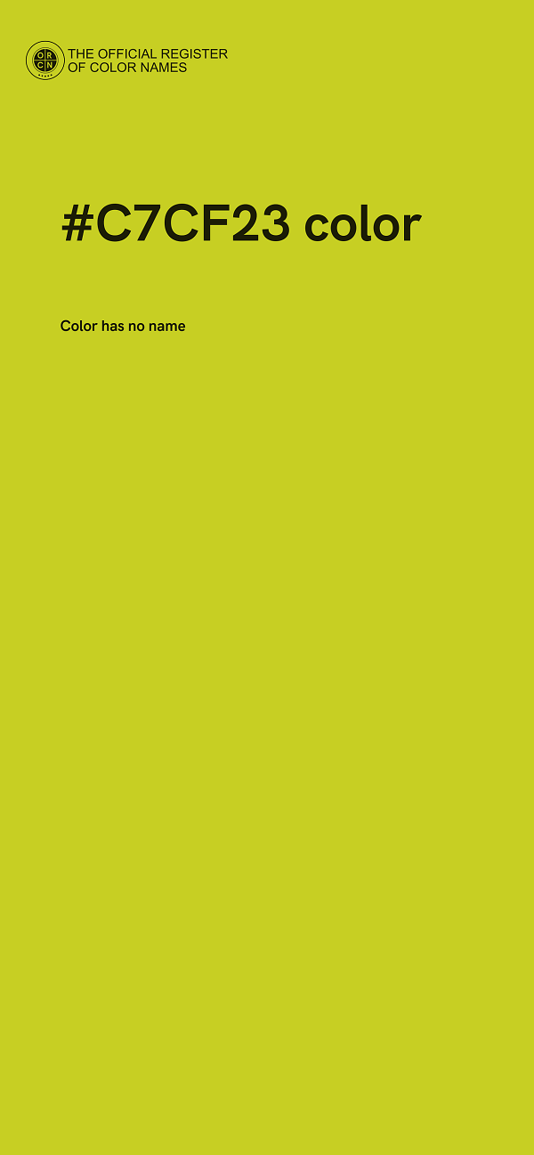 #C7CF23 color image