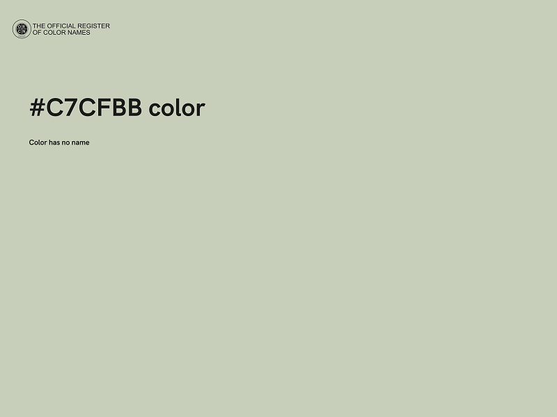 #C7CFBB color image