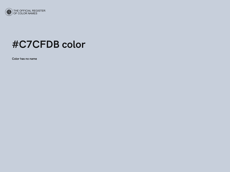 #C7CFDB color image