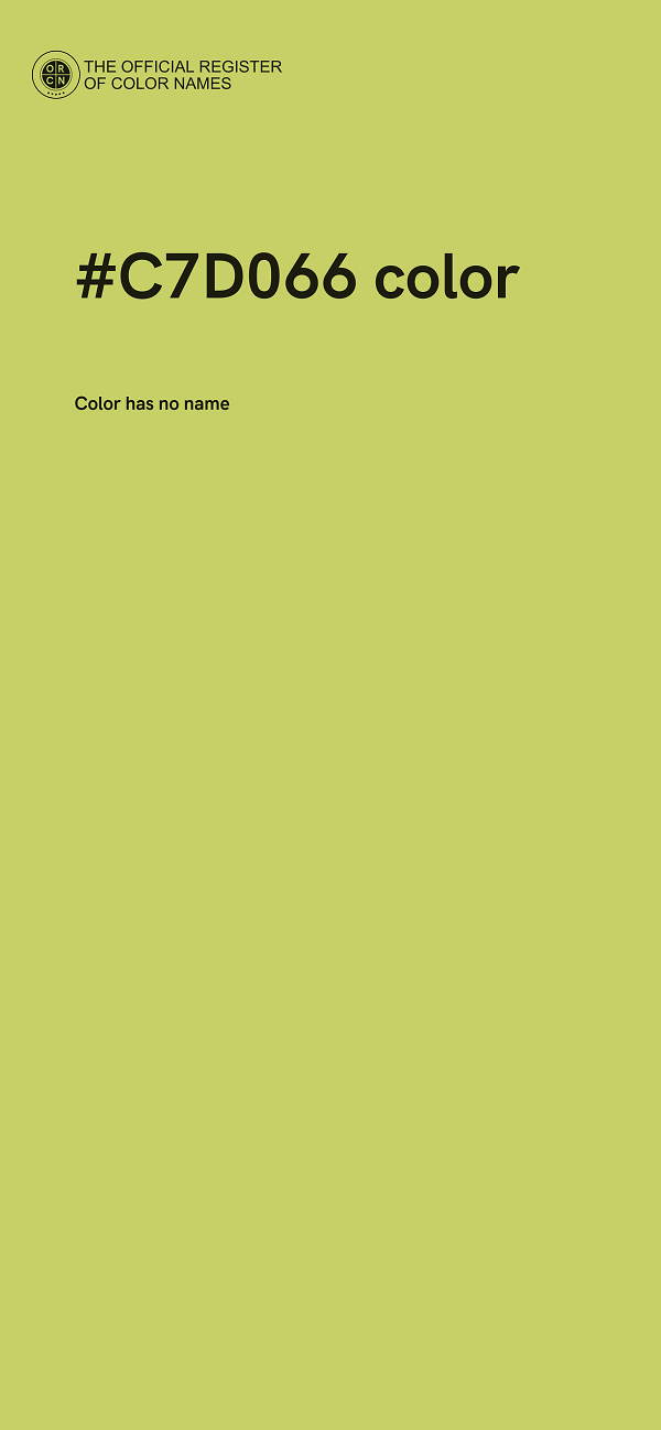 #C7D066 color image
