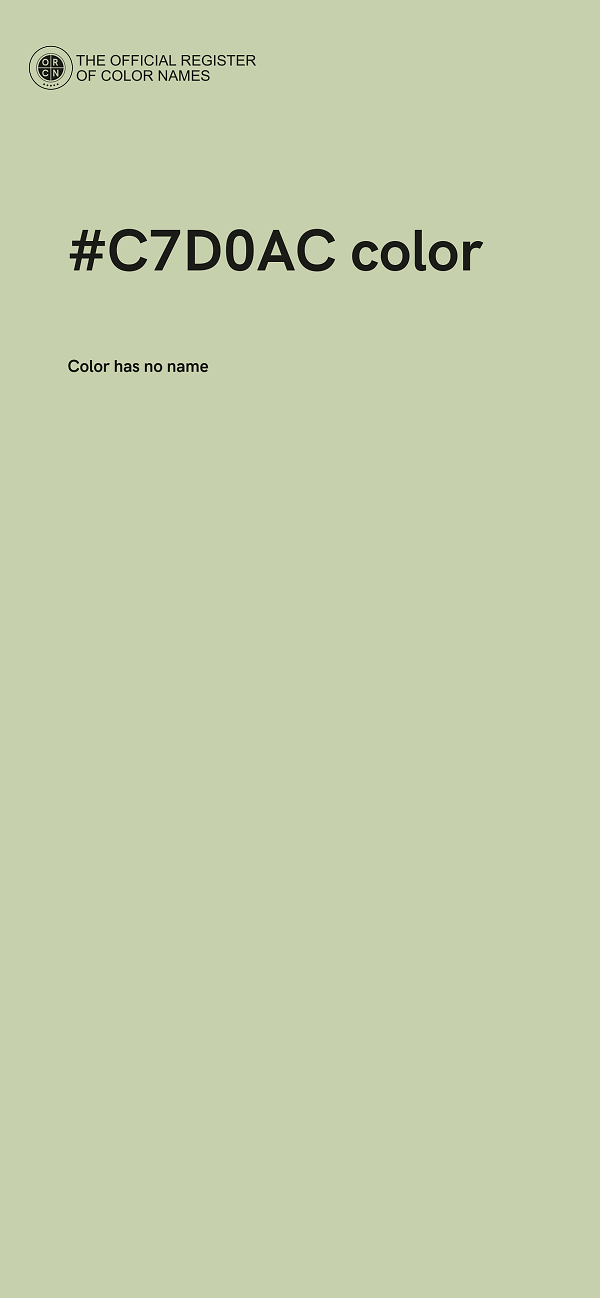 #C7D0AC color image
