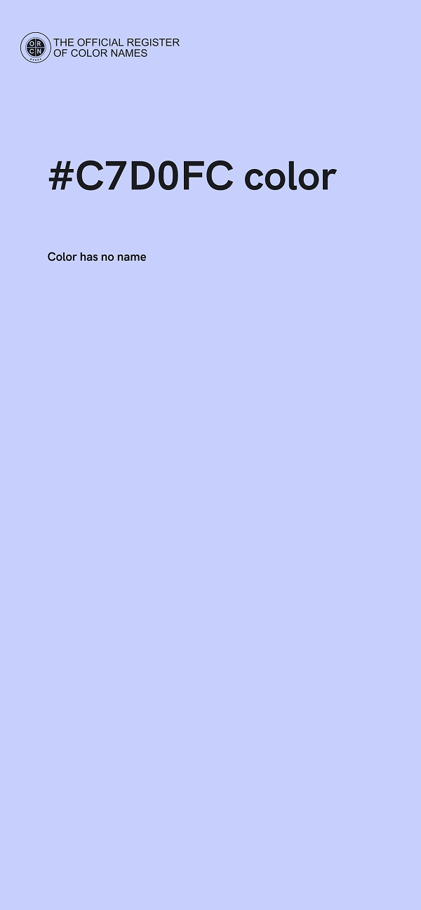 #C7D0FC color image
