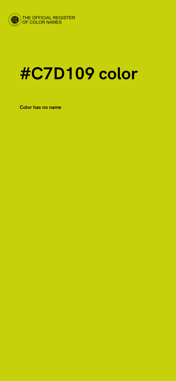 #C7D109 color image