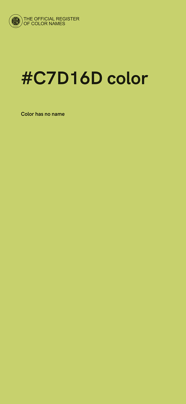 #C7D16D color image