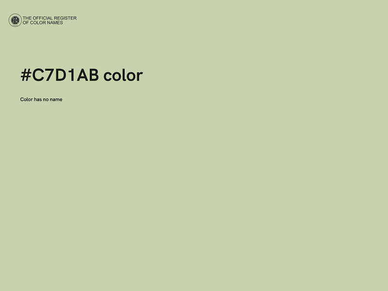 #C7D1AB color image