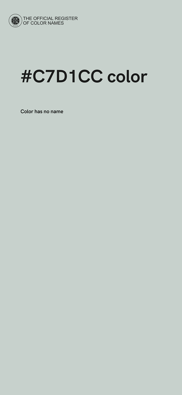 #C7D1CC color image