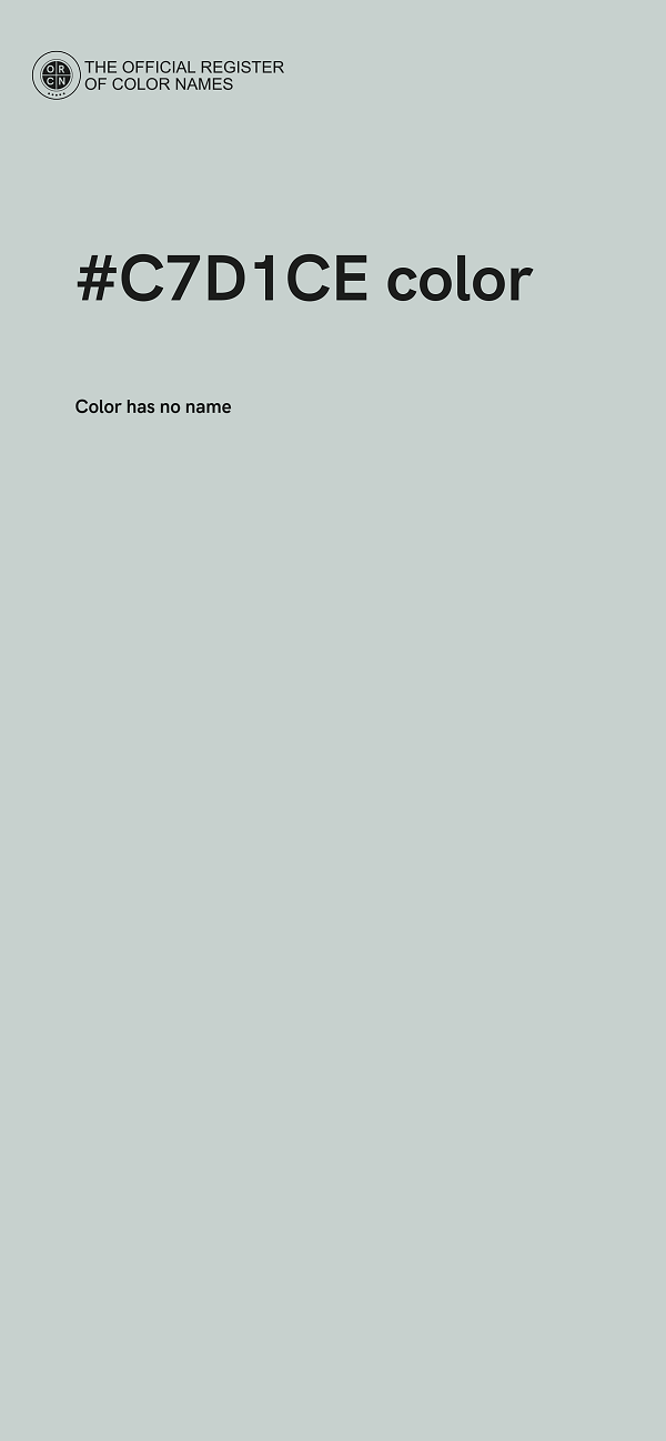 #C7D1CE color image