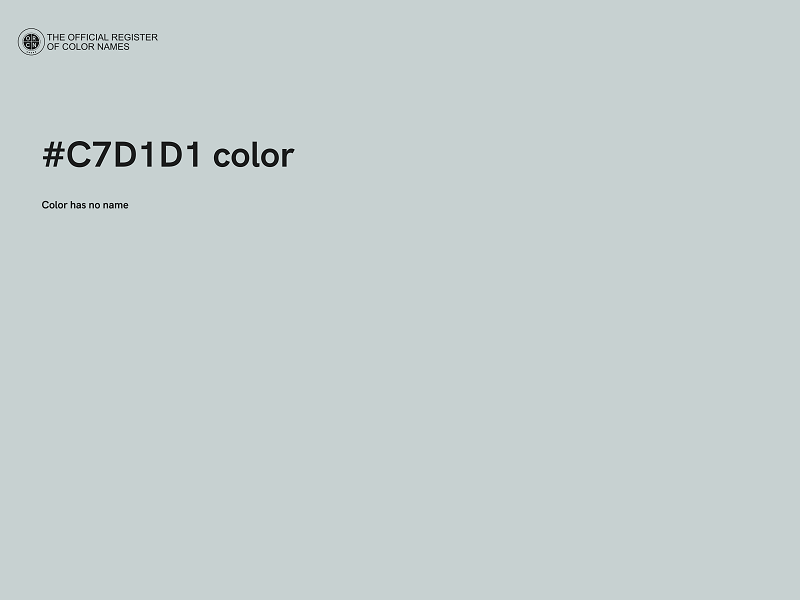 #C7D1D1 color image
