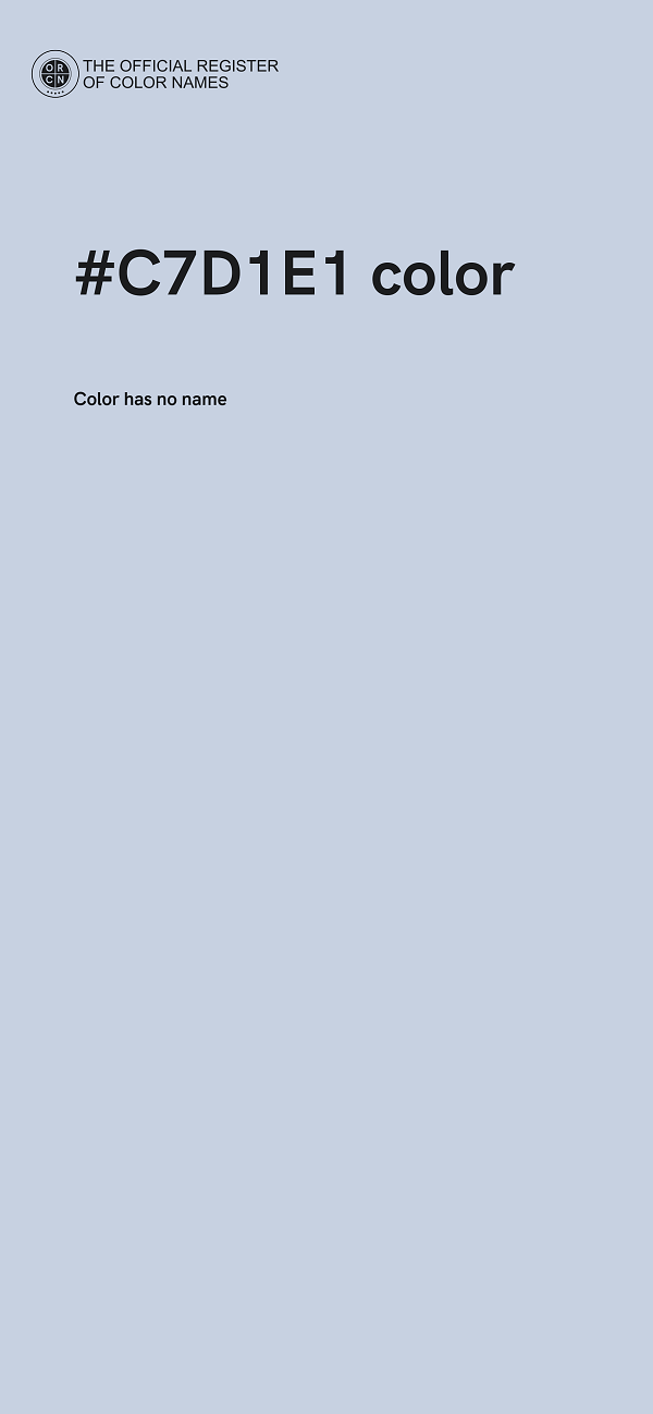 #C7D1E1 color image