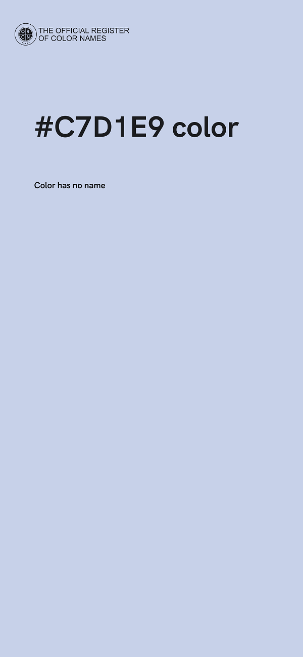 #C7D1E9 color image