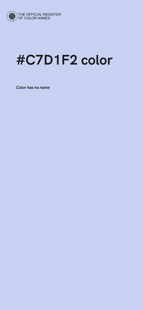 #C7D1F2 color image