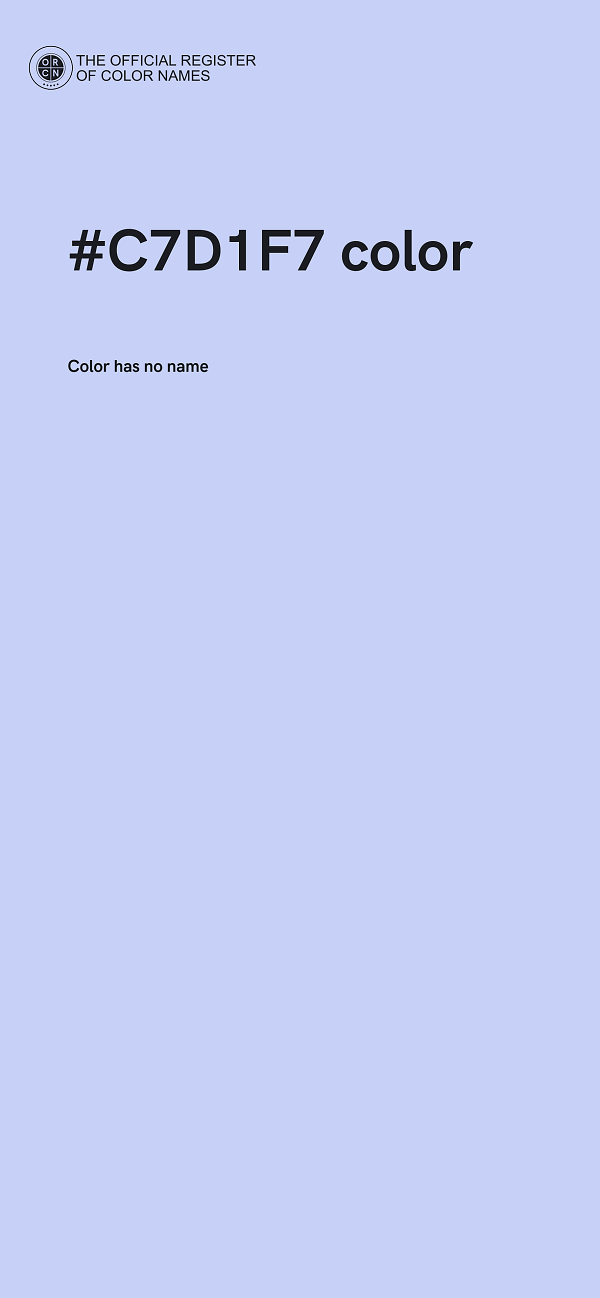 #C7D1F7 color image