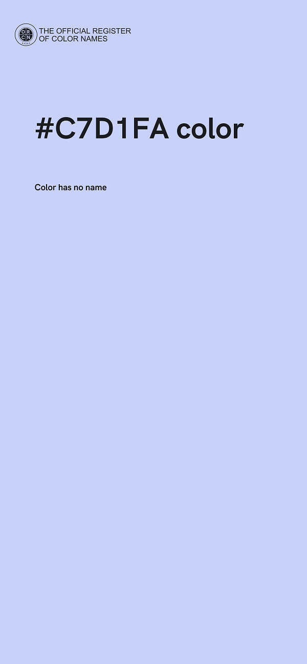 #C7D1FA color image