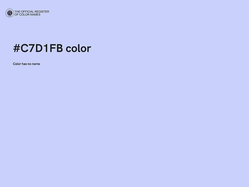 #C7D1FB color image
