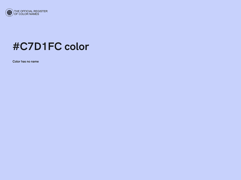 #C7D1FC color image