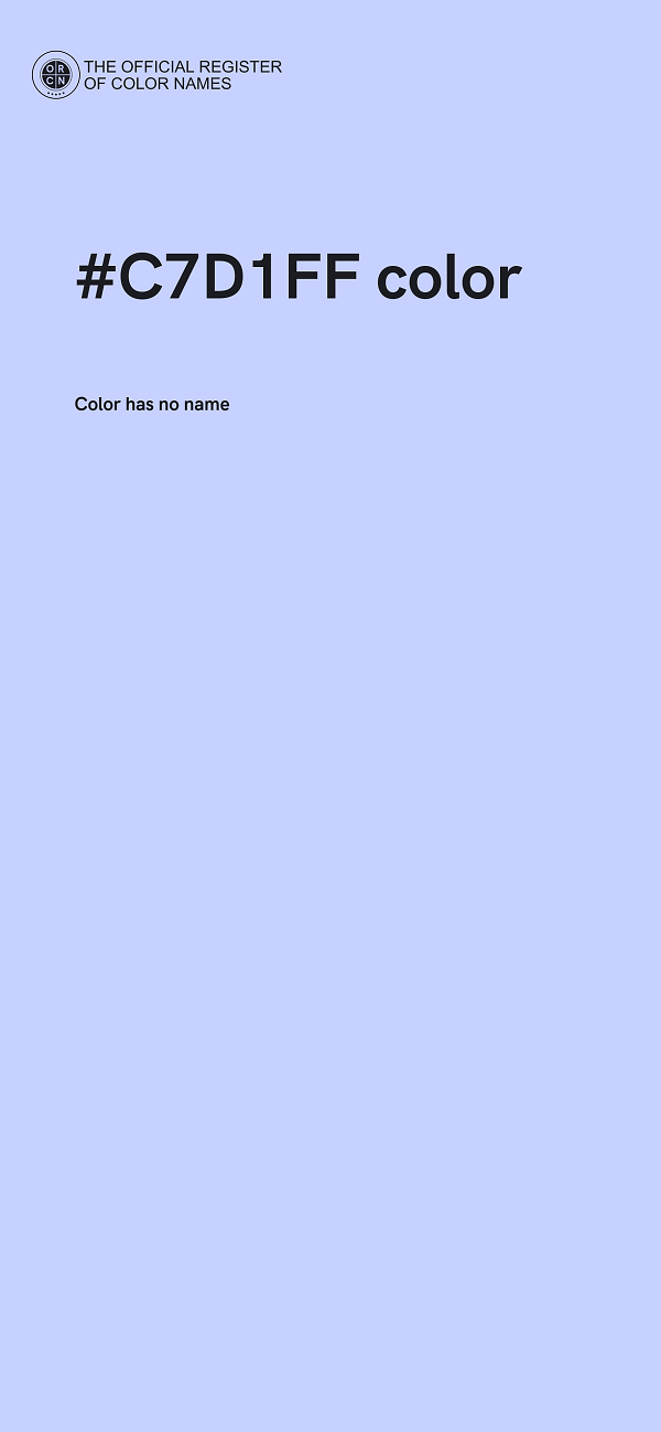#C7D1FF color image