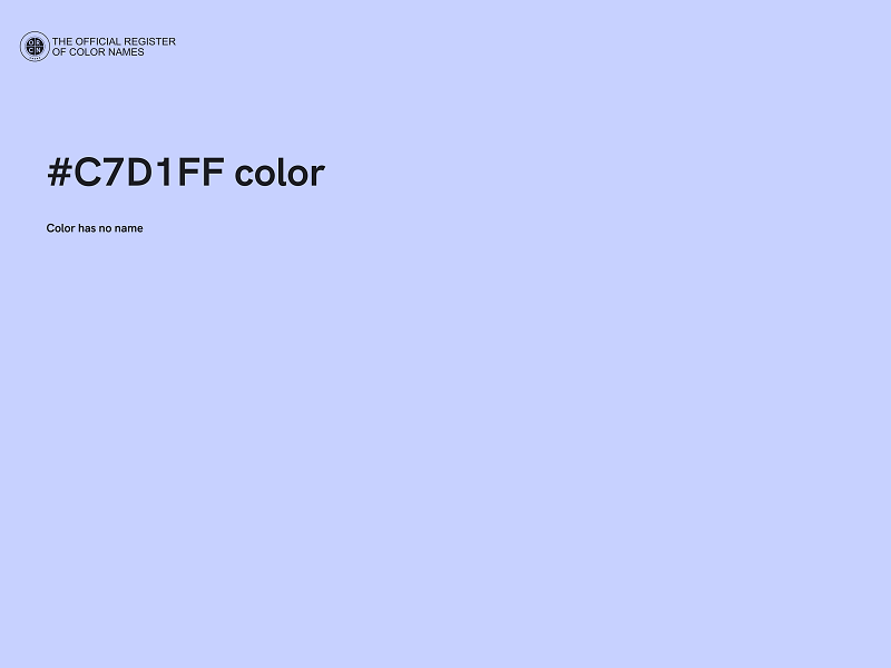#C7D1FF color image
