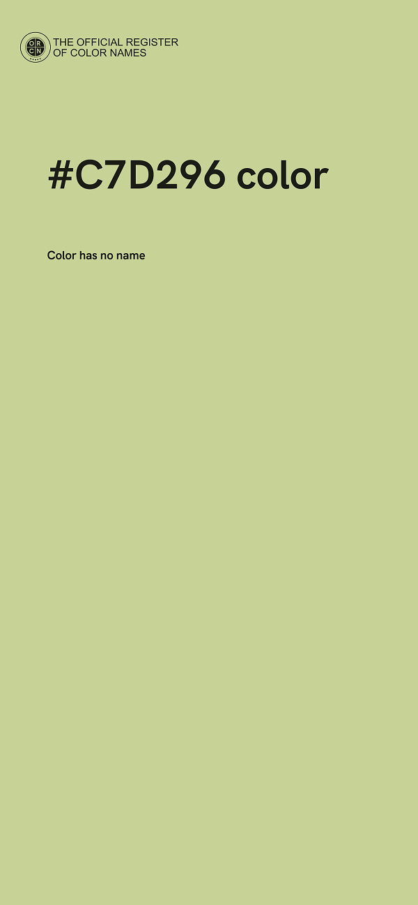 #C7D296 color image