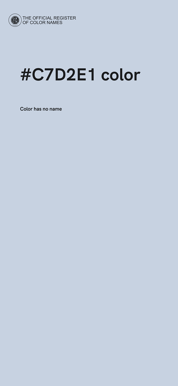 #C7D2E1 color image