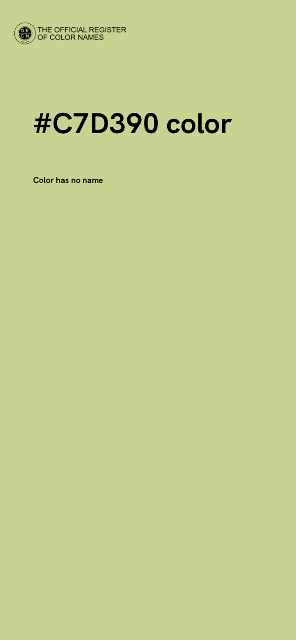 #C7D390 color image