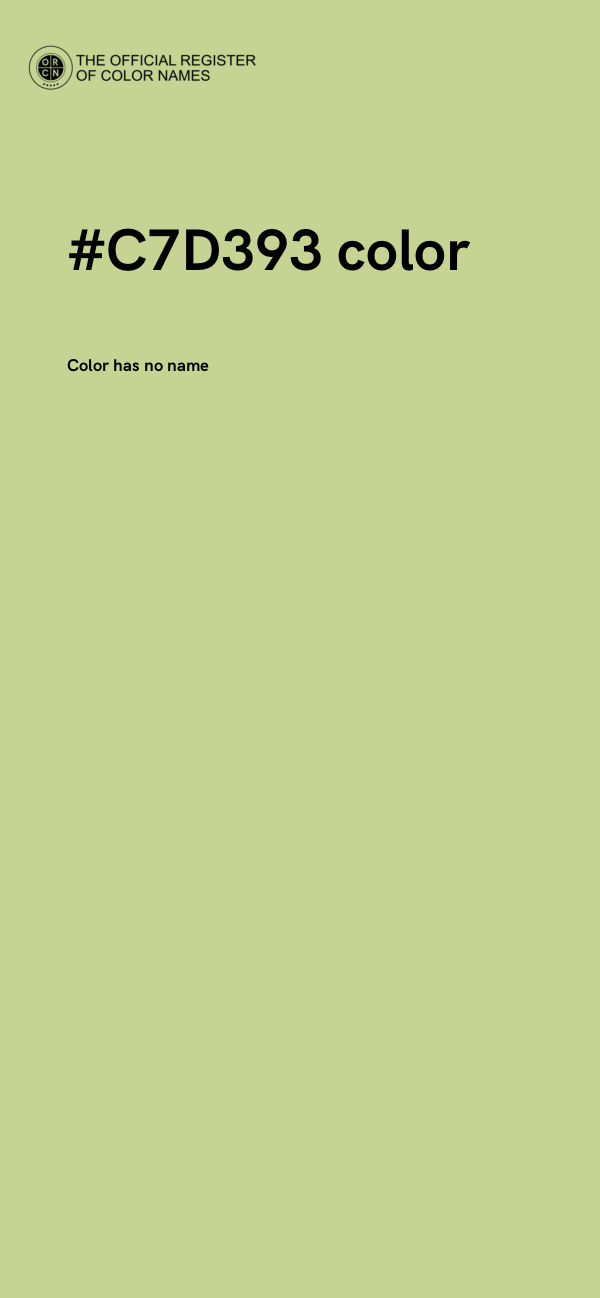 #C7D393 color image